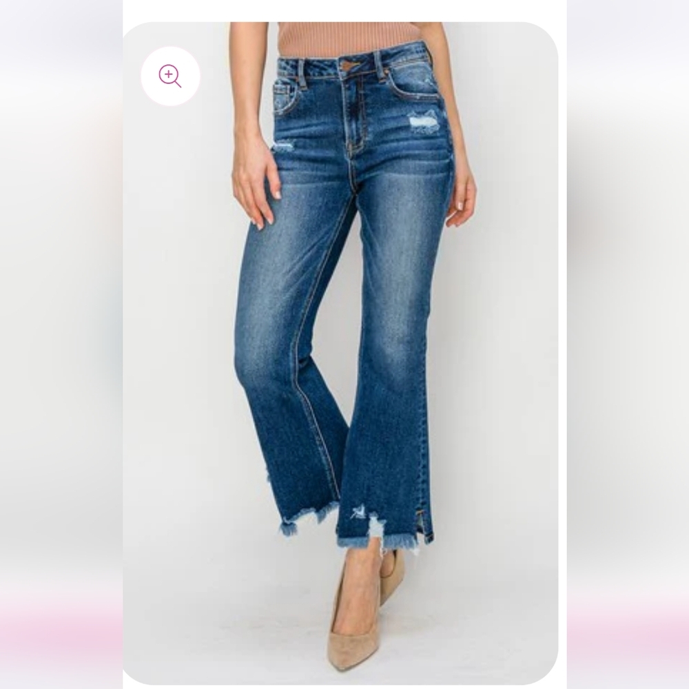 Women's Blue Flared Jeans